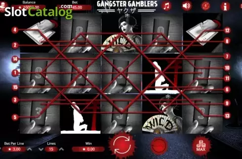 Skärmdump3. Gangster Gamblers slot