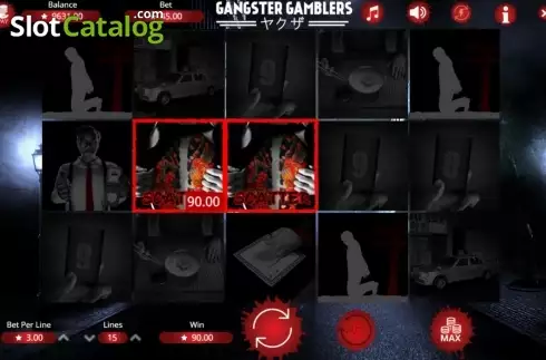 Écran5. Gangster Gamblers Machine à sous