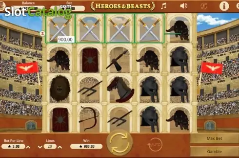 Ekran6. Heroes & Beasts yuvası