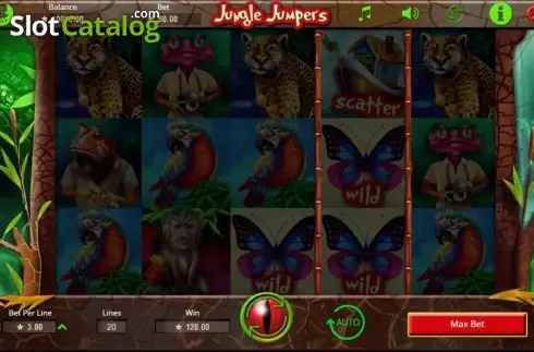 Ekran5. Jungle Jumpers yuvası