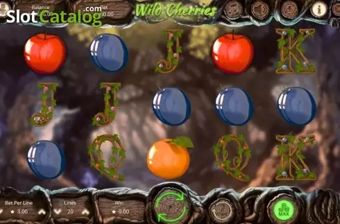 Game Workflow screen. Wild Cherries slot