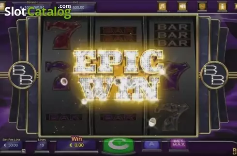 Epic win. Booming Bars slot