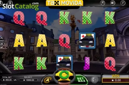 Bildschirm2. Taxi Movida slot