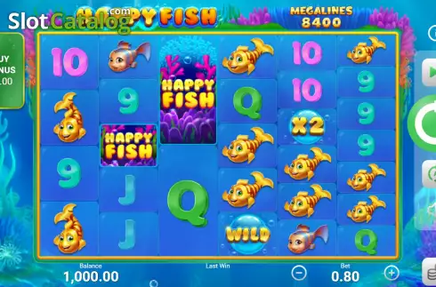 Bildschirm3. Happy Fish slot