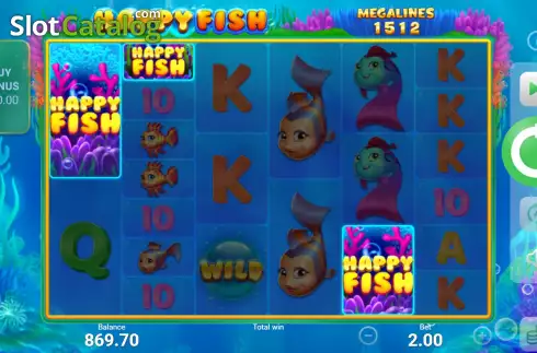 Bildschirm7. Happy Fish slot