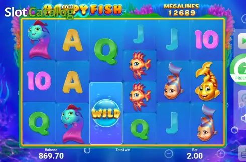 Bildschirm9. Happy Fish slot