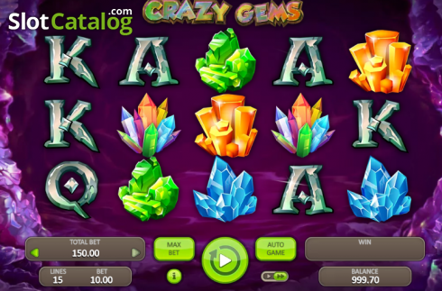 Bildschirm2. Crazy Gems (Booongo) slot