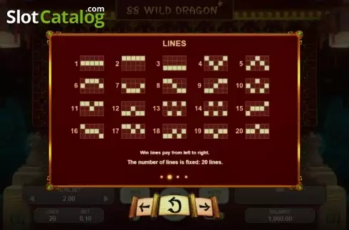 Pantalla6. 88 Wild Dragon Tragamonedas 