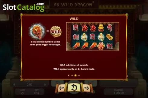 Pantalla7. 88 Wild Dragon Tragamonedas 