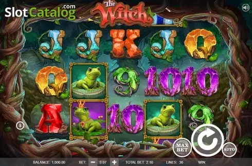 Game Workflow screen . The Witch slot