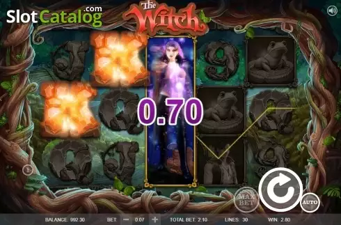 Win Screen . The Witch slot