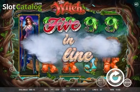 Win Screen 5. The Witch slot