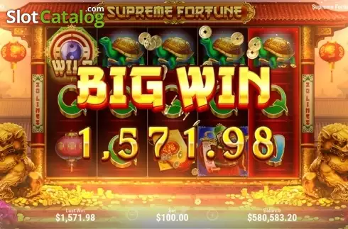 Big Win. Supreme Fortune slot