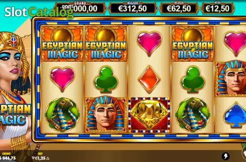 Free Spins Win Screen. Egyptian Magic (Atomic Slot Lab) slot