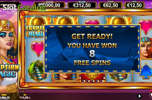 Free Spins Win Screen 2. Egyptian Magic (Atomic Slot Lab) slot