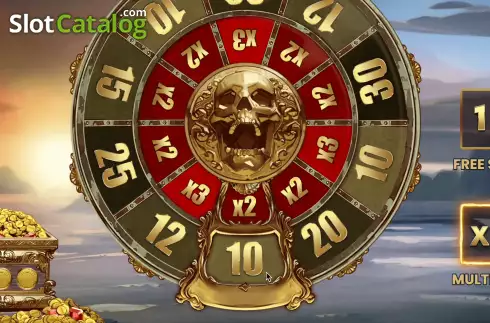 画面7. 9 Skulls of Gold カジノスロット