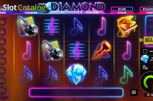 Game Screen. Diamond Symphony DoubleMax slot