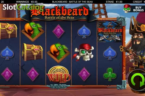 Reel Screen. Blackbeard Battle Of The Seas slot