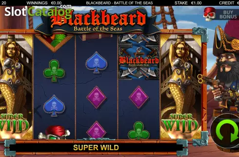 Super Wild Feature. Blackbeard Battle Of The Seas slot