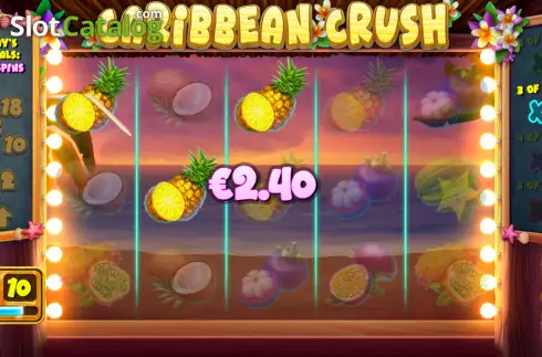 画面3. Caribbean Crush カジノスロット