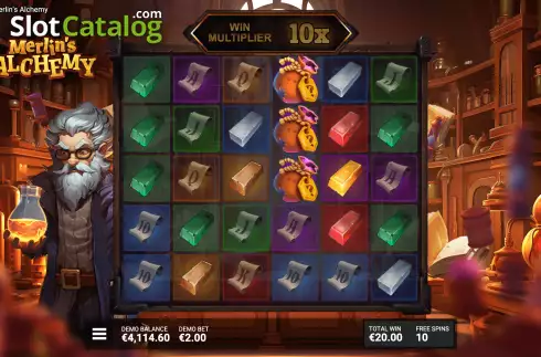 Captura de tela6. Merlin's Alchemy slot