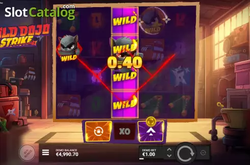 Win Screen 2. Wild Dojo Strike slot