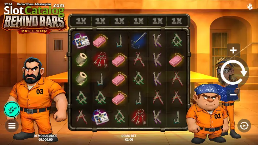 Behind Bars Masterplan Slot