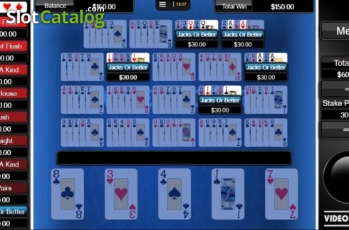 Скрін6. Video Poker (CORE Gaming) слот