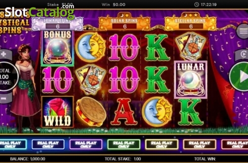 Game Screen 3. Rosella`s Mystical Spins slot