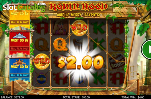 画面4. Robin Hood (CORE Gaming) カジノスロット