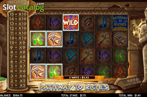 Win Screen 1. Pathway to Riches slot