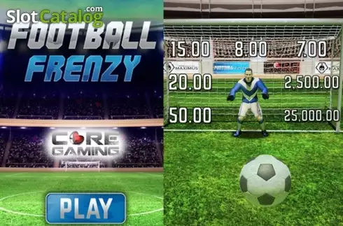 Game Screen. Football Frenzy (CORE Gaming) slot