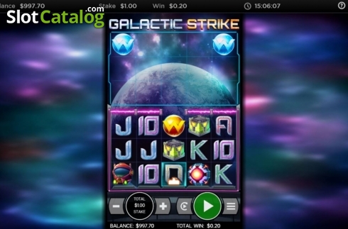 Ekran3. Galactic Strike yuvası