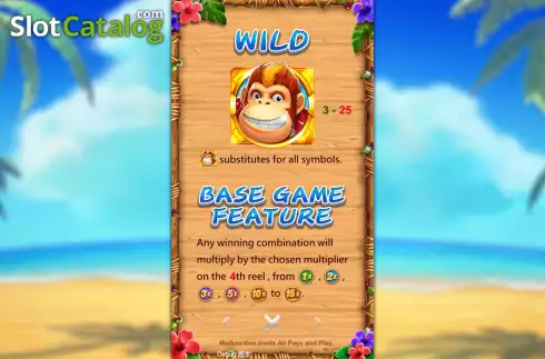Wild feature screen. King Kong Shake slot