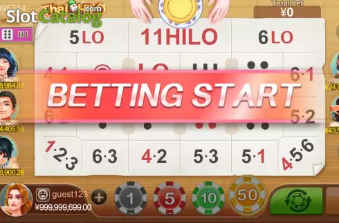 画面5. Thai Hilo Deluxe (CQ9Gaming) カジノスロット