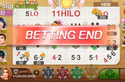画面6. Thai Hilo Deluxe (CQ9Gaming) カジノスロット