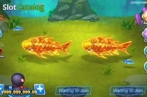 Game Screen. Hero Fishing slot