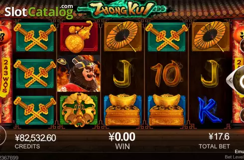 Game screen. Zhong Kui slot