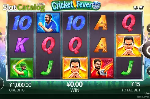 Game Screen. Cricket Fever (СQ9Gaming) slot