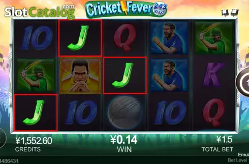 Win Screen. Cricket Fever (СQ9Gaming) slot