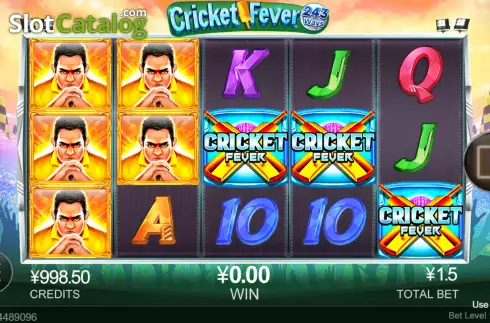 Free Spins Win Screen. Cricket Fever (СQ9Gaming) slot
