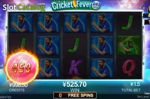 Instant Reward Win Screen. Cricket Fever (СQ9Gaming) slot
