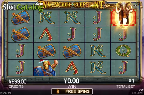Free Spins GamePlay. Invincible Elephant slot