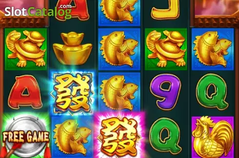 Free Spins Win Screen. Flying Cai Shen slot