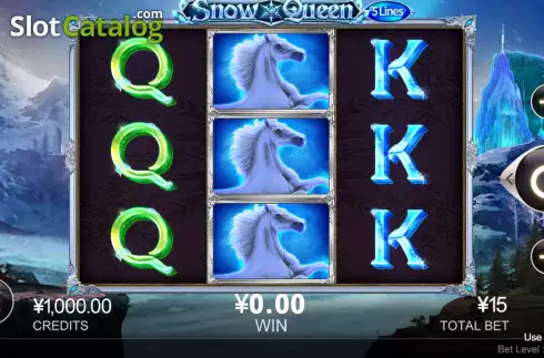 Game Screen. Snow Queen (СQ9Gaming) slot