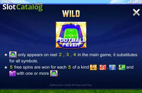 Wild screen. Football Fever (CQ9Gaming) slot