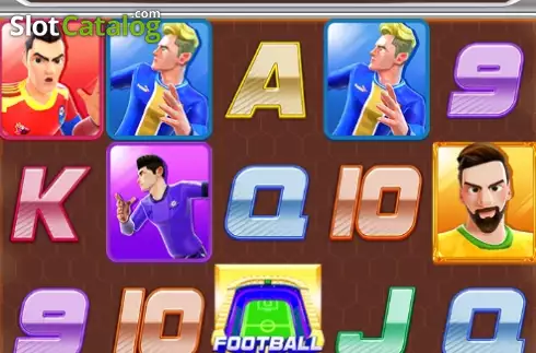 Game screen. Football Fever M slot