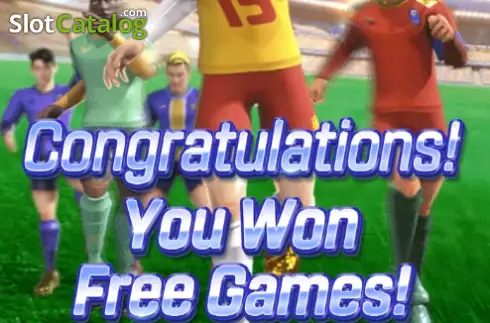 Free Games screen. Football Fever M slot