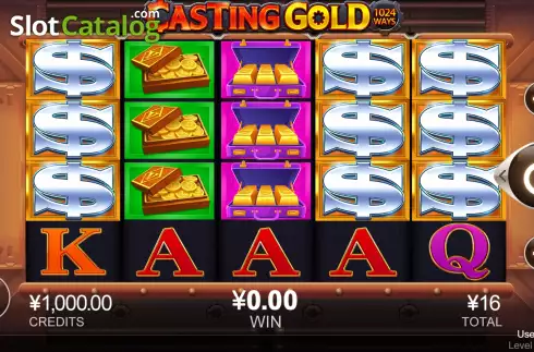 Game screen. Casting Gold slot