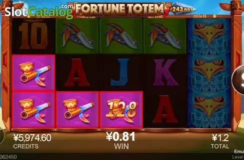 Win screen 2. Fortune Totem slot